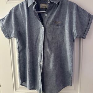 New KIMES  Ranch washed denim top!
